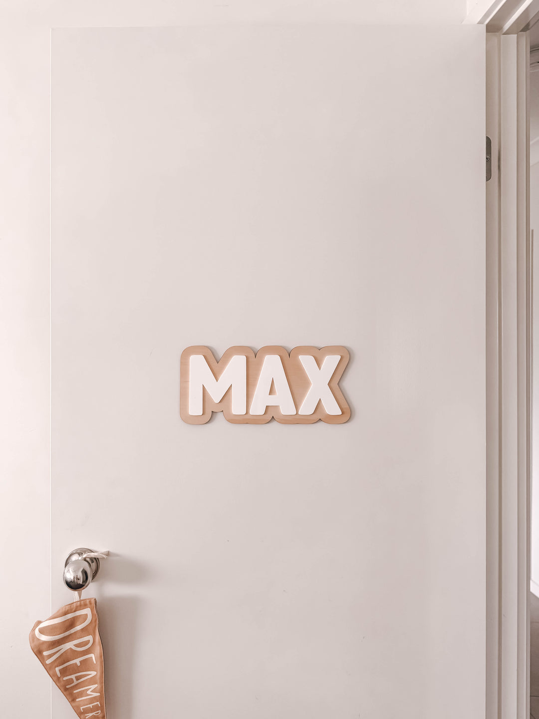 Double Layer Wall Name Sign | Bedroom Wall Name