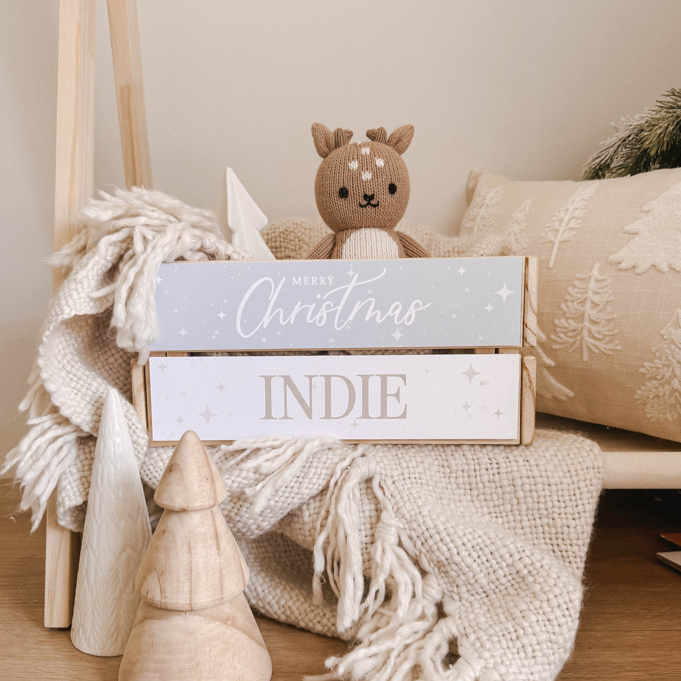 Christmas Crate Plaques (set of 2)