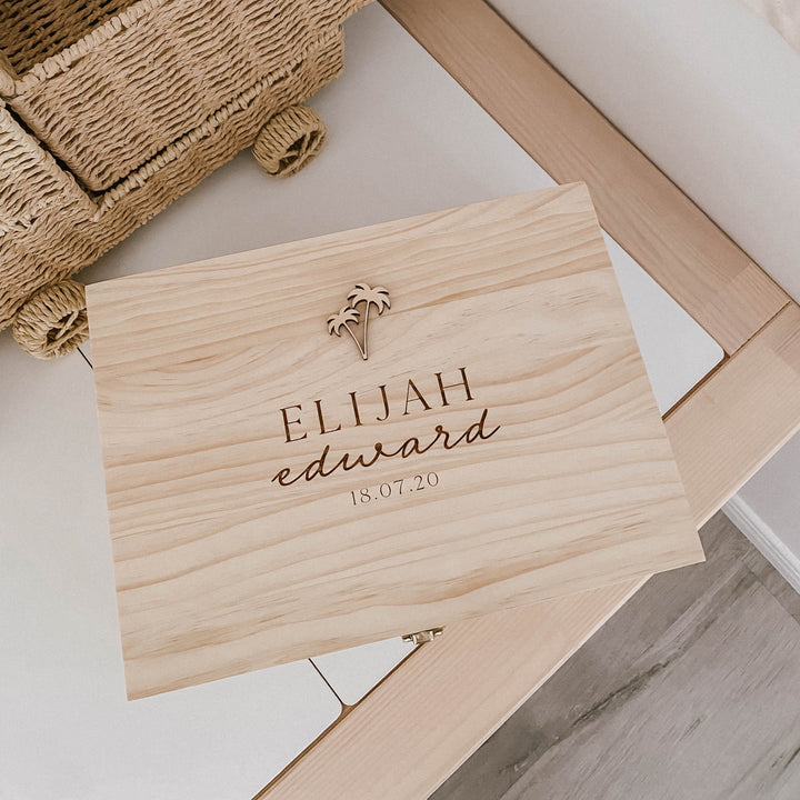 Keepsake Box / Memory Box: Palms
