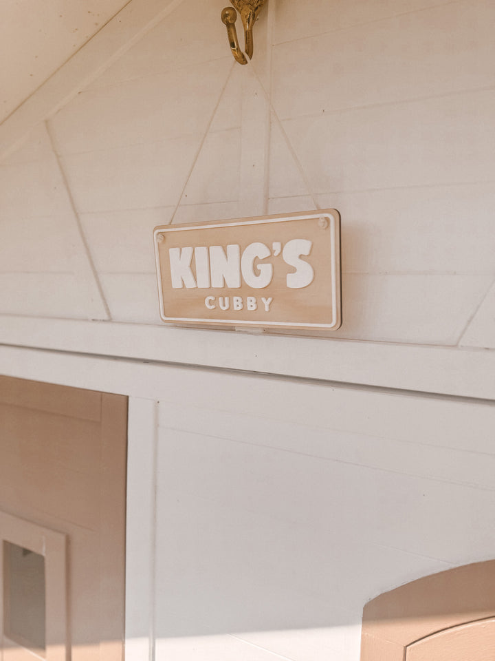 Cubby sign
