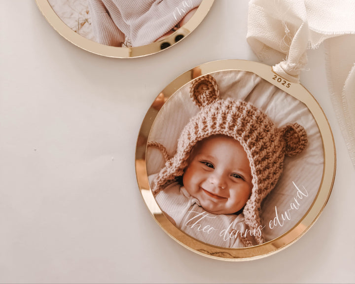 Personalised Photo Christmas Baubles