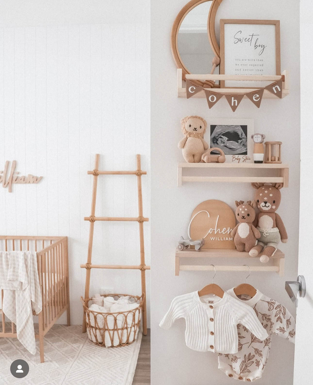 Baby Birth Announcement - Wooden Announcement Plaque