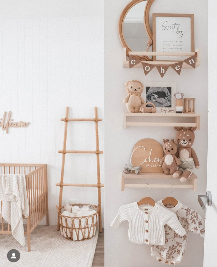 Baby Birth Announcement - Wooden Announcement Plaque