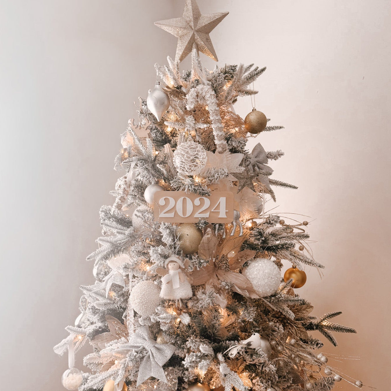 Year Plaque | Wooden & Acrylic Keepsake | Wild Pine & Paper