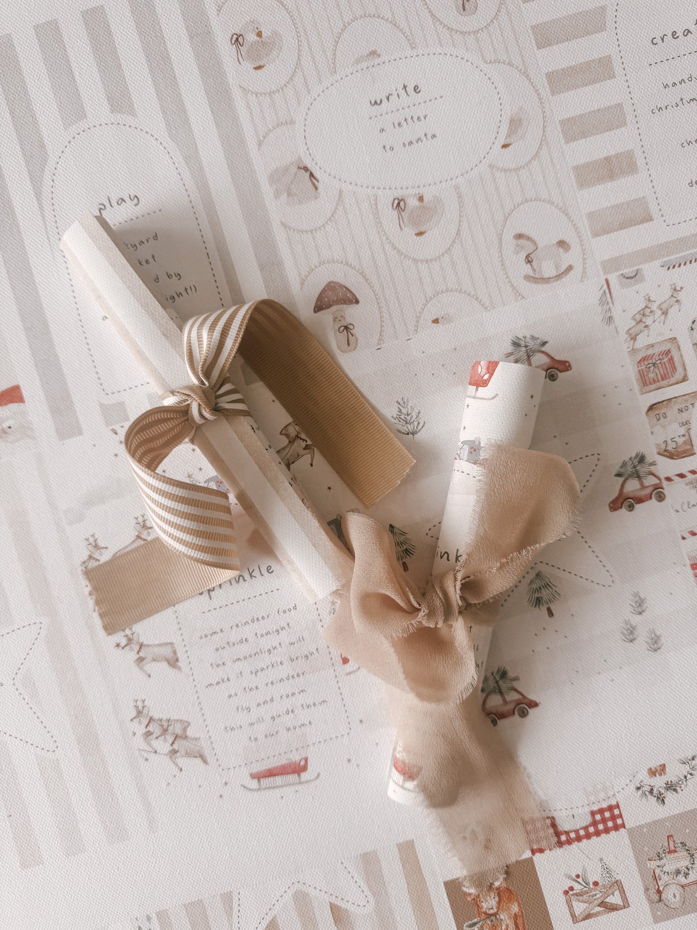 Christmas Advent Activity Scrolls (canvas)