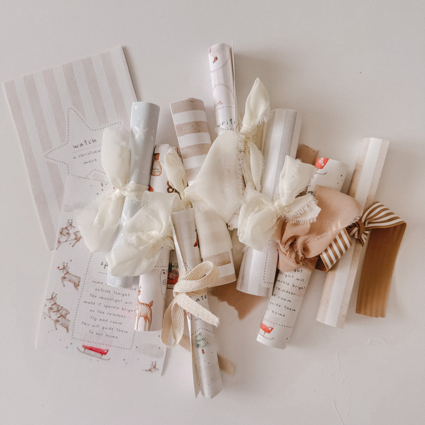Christmas Advent Activity Scrolls (canvas)