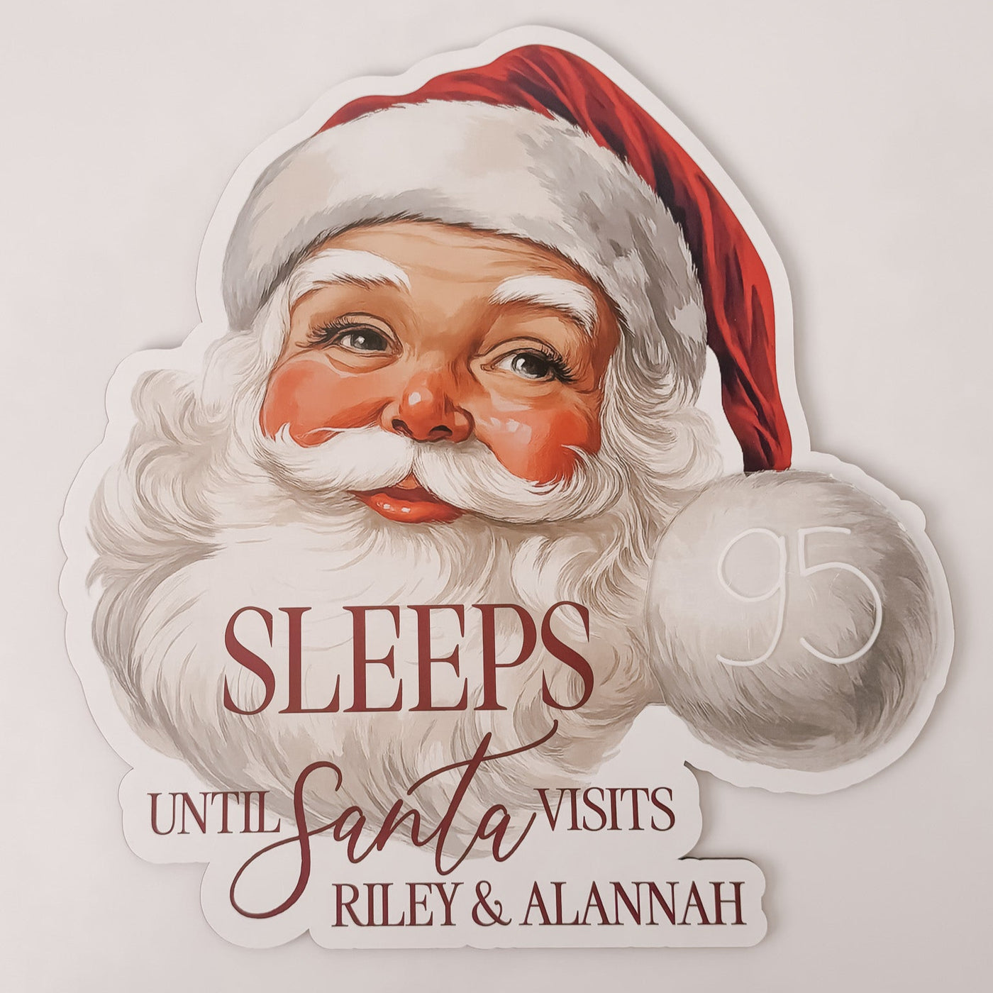 Vintage Santa Christmas Countdown