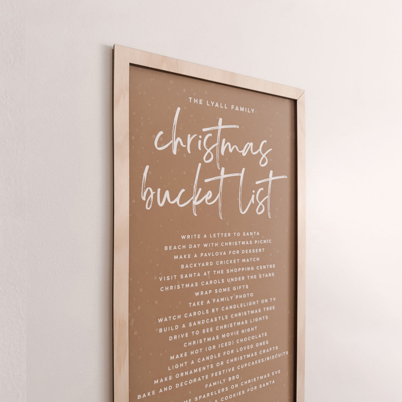 Christmas Bucket List