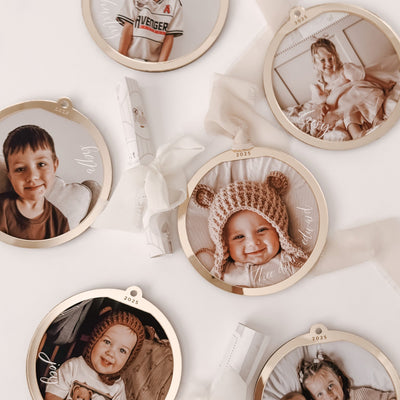 Personalised Photo Christmas Baubles