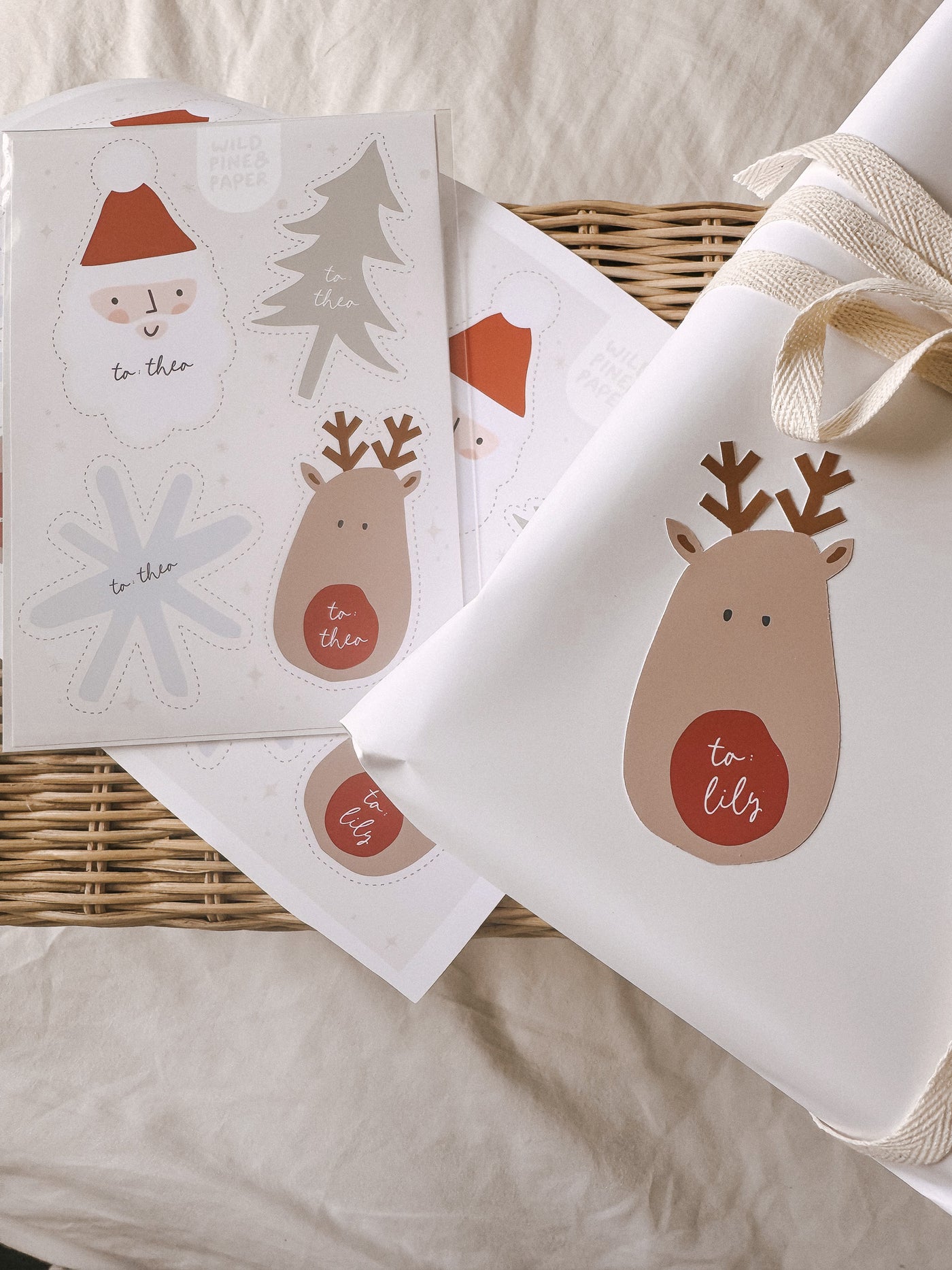 Personalised Christmas Gift Stickers | Christmas Iconic