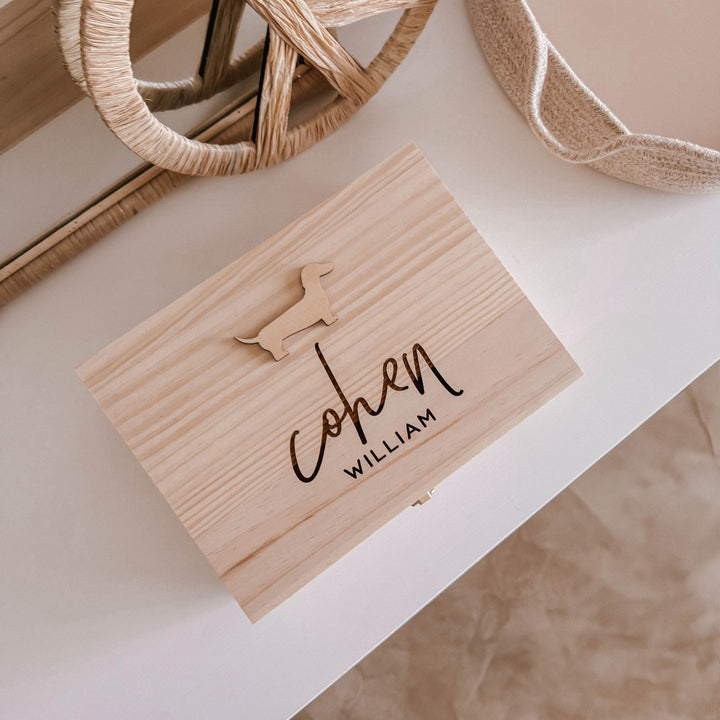 Keepsake Box / Memory Box: Silly Sausage