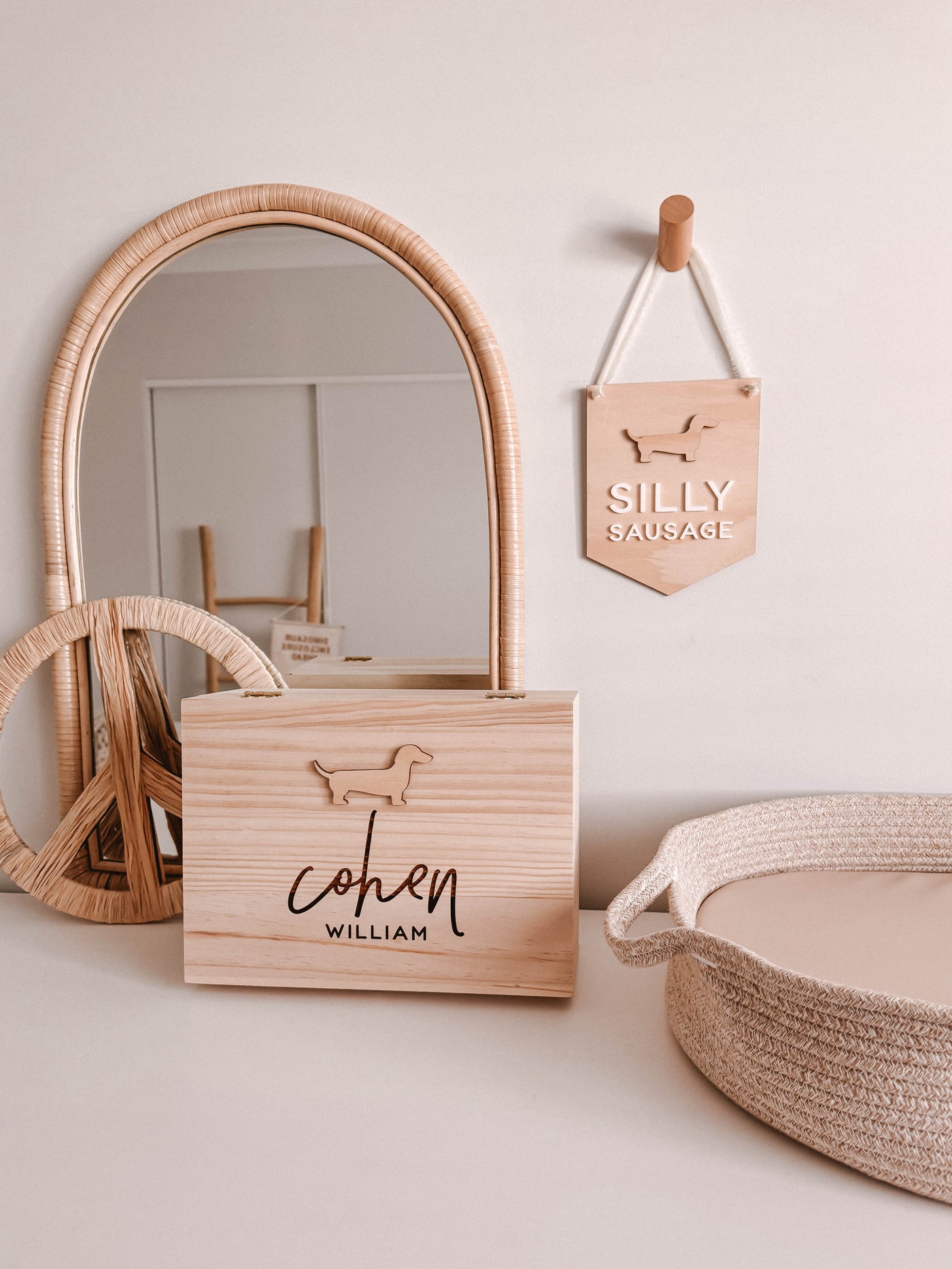 Keepsake Box / Memory Box: Silly Sausage