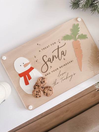 Christmas | Double Layer Santa Snack Board