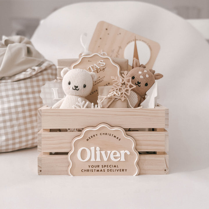Wooden Crate Interchangeable | Easter/Christmas