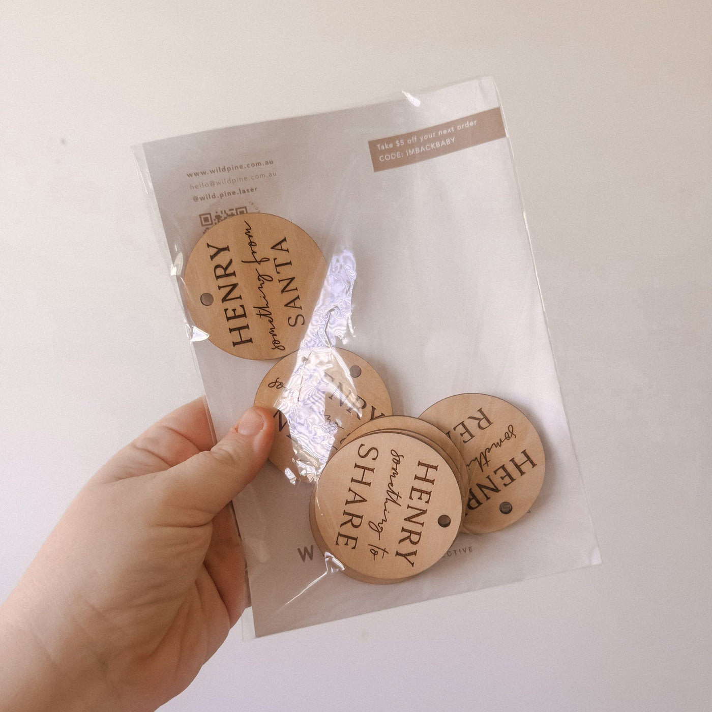 'HENRY' mindful gift tags