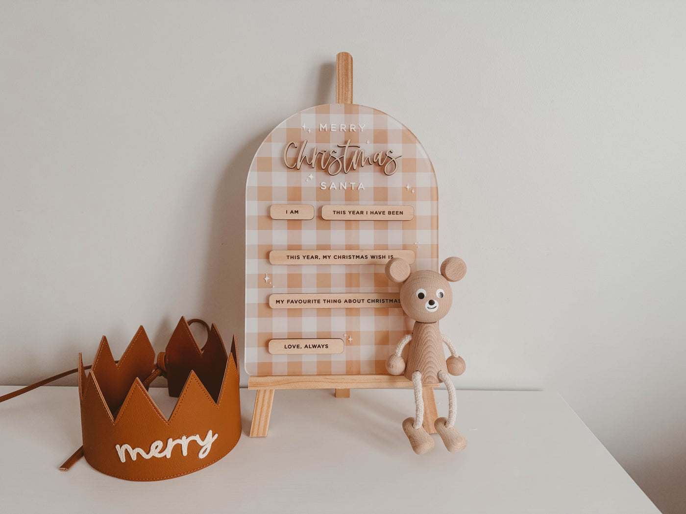 Letter To Santa | Christmas Milestone Board