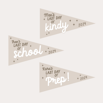 Personalised End Of Year Flag | End of year Flag