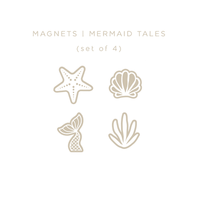 Locker Magnets | MERMAID TALES | Set of 4