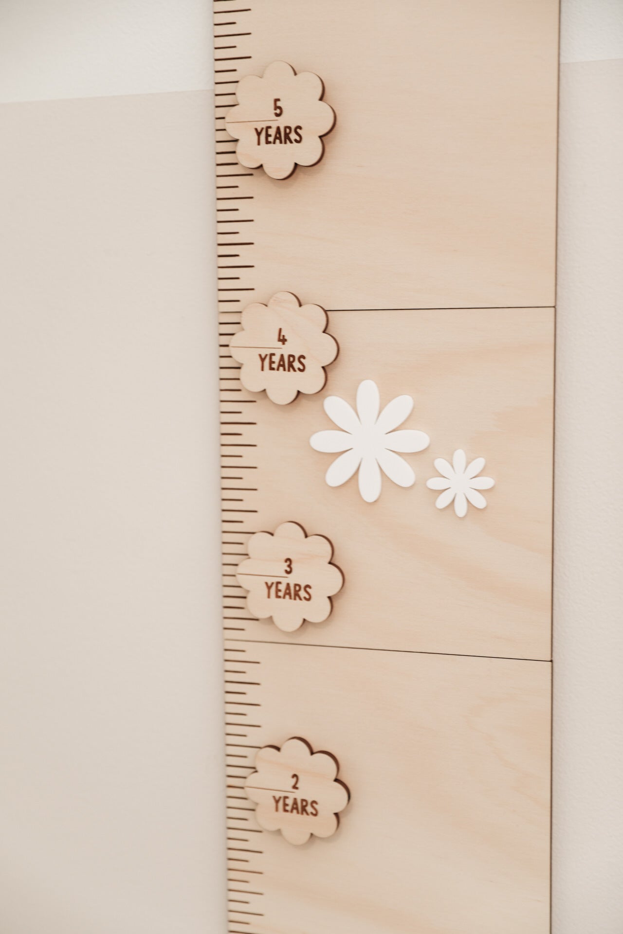 Height Chart Markers - Flowers