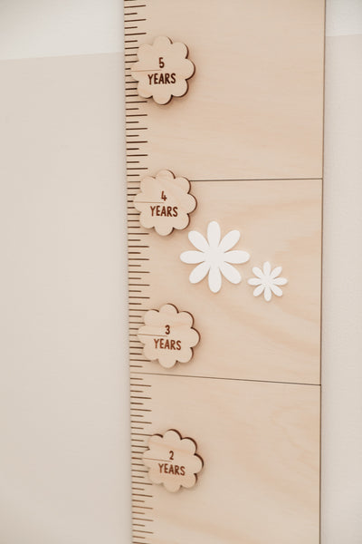 Height Chart Markers - Flowers