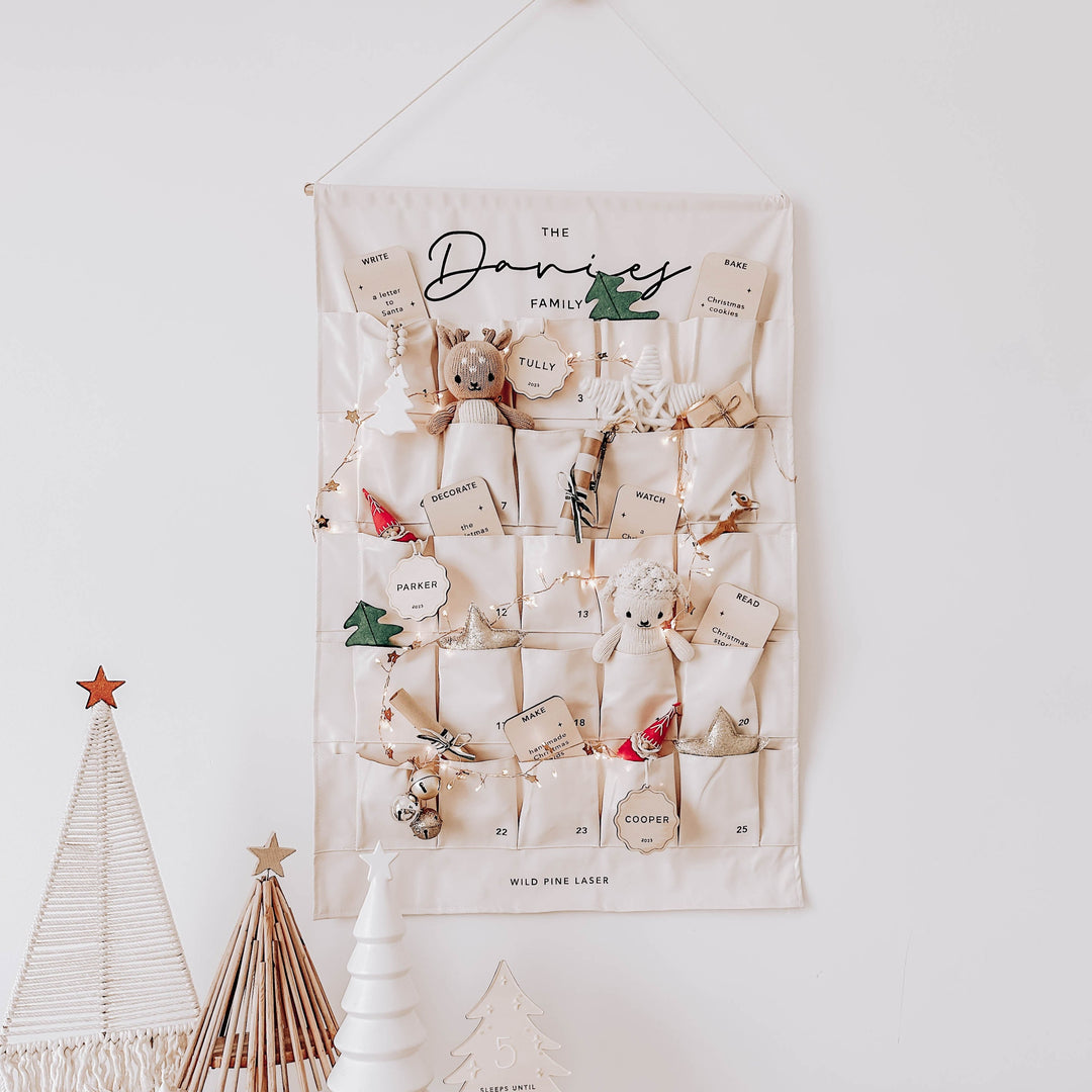 Christmas Countdown Advent Calendar | Printed Name