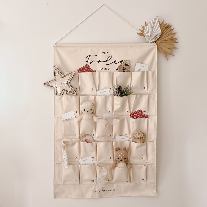 Christmas Countdown Advent Calendar | Printed Name