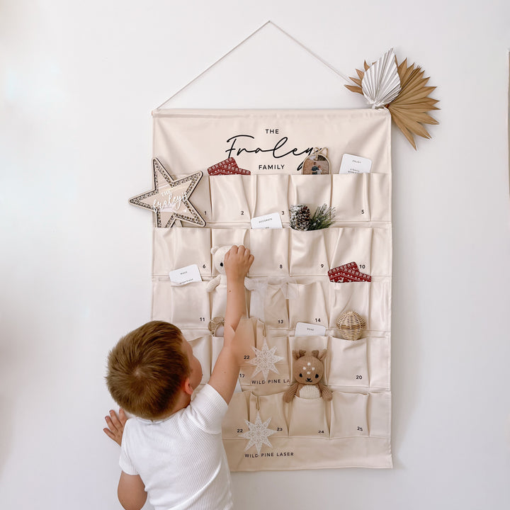 Christmas Countdown Advent Calendar | Printed Name