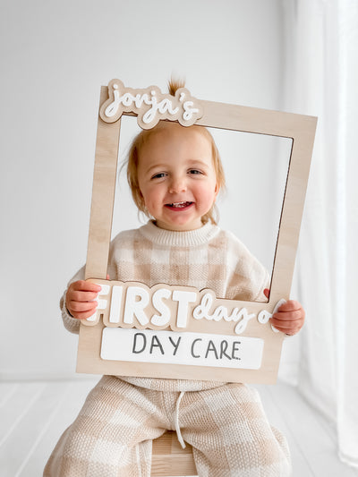 Personalised First / Last Day Selfie Frame