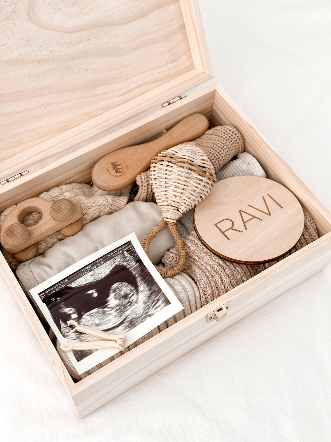 Keepsake Box / Baby Memory Box: Sun