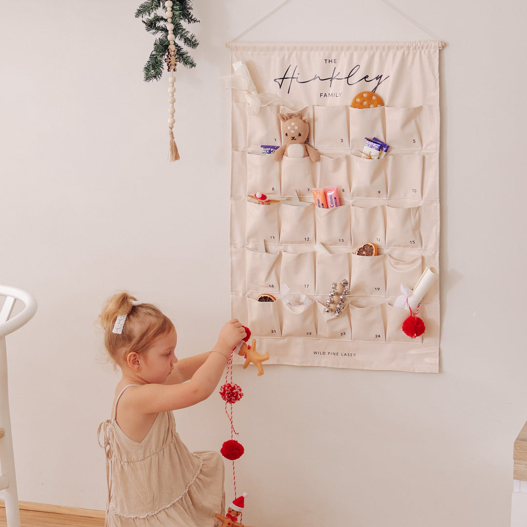 Christmas Countdown Advent Calendar | Printed Name