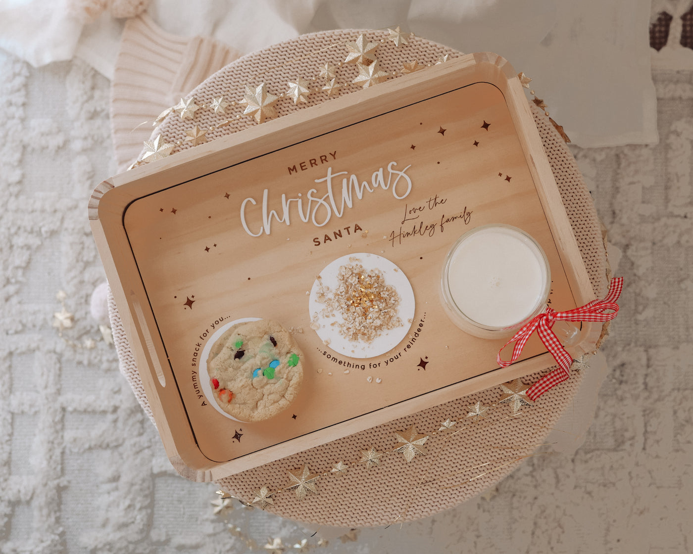 Santa Snack Tray | Christmas Plate