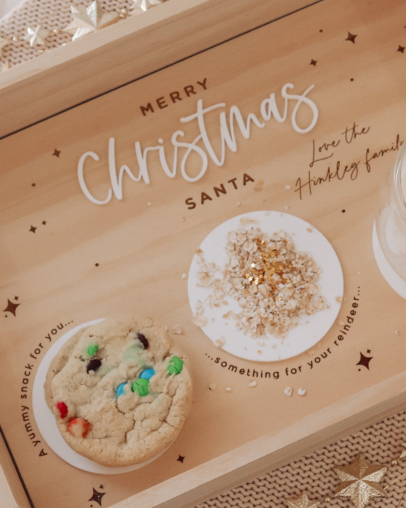 Santa Snack Tray | Christmas Plate