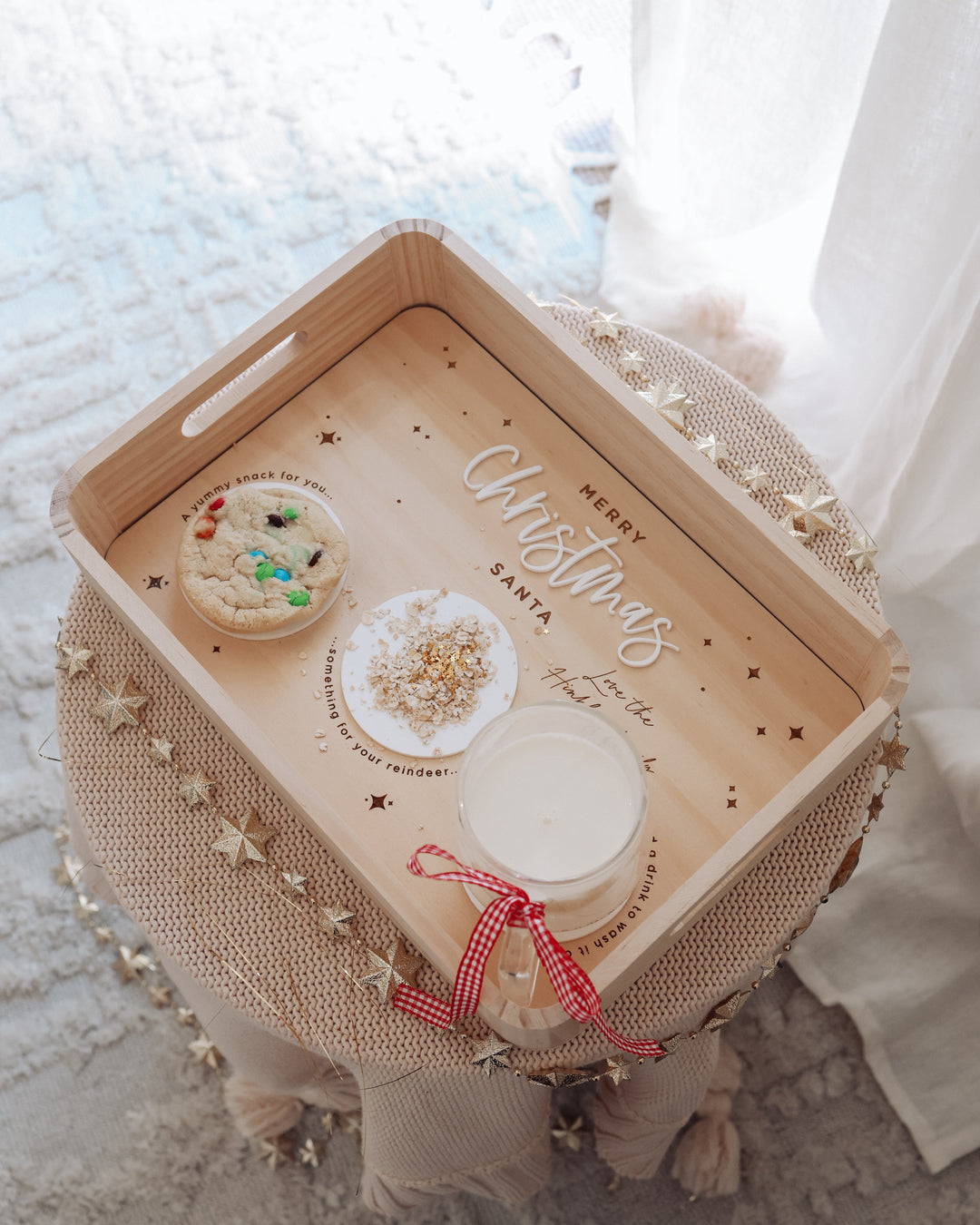 Santa Snack Tray | Christmas Plate 2024