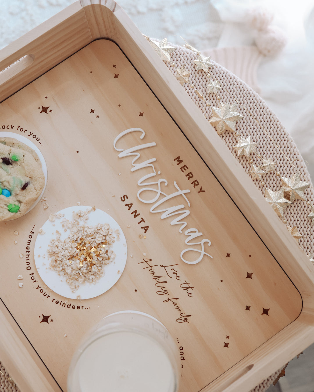 Santa Snack Tray | Christmas Plate 2024