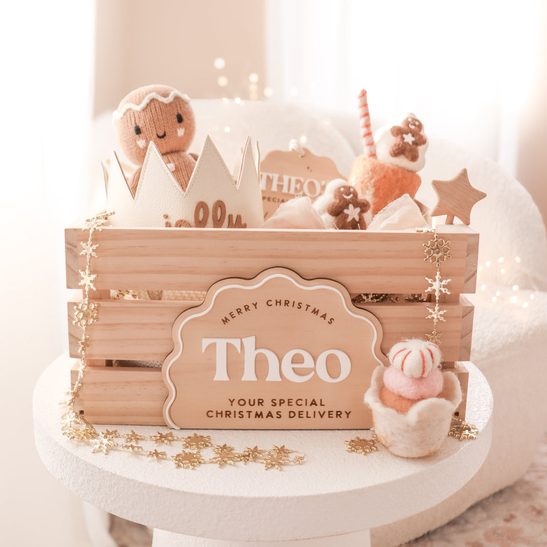 Wooden Crate Interchangeable | Easter/Christmas