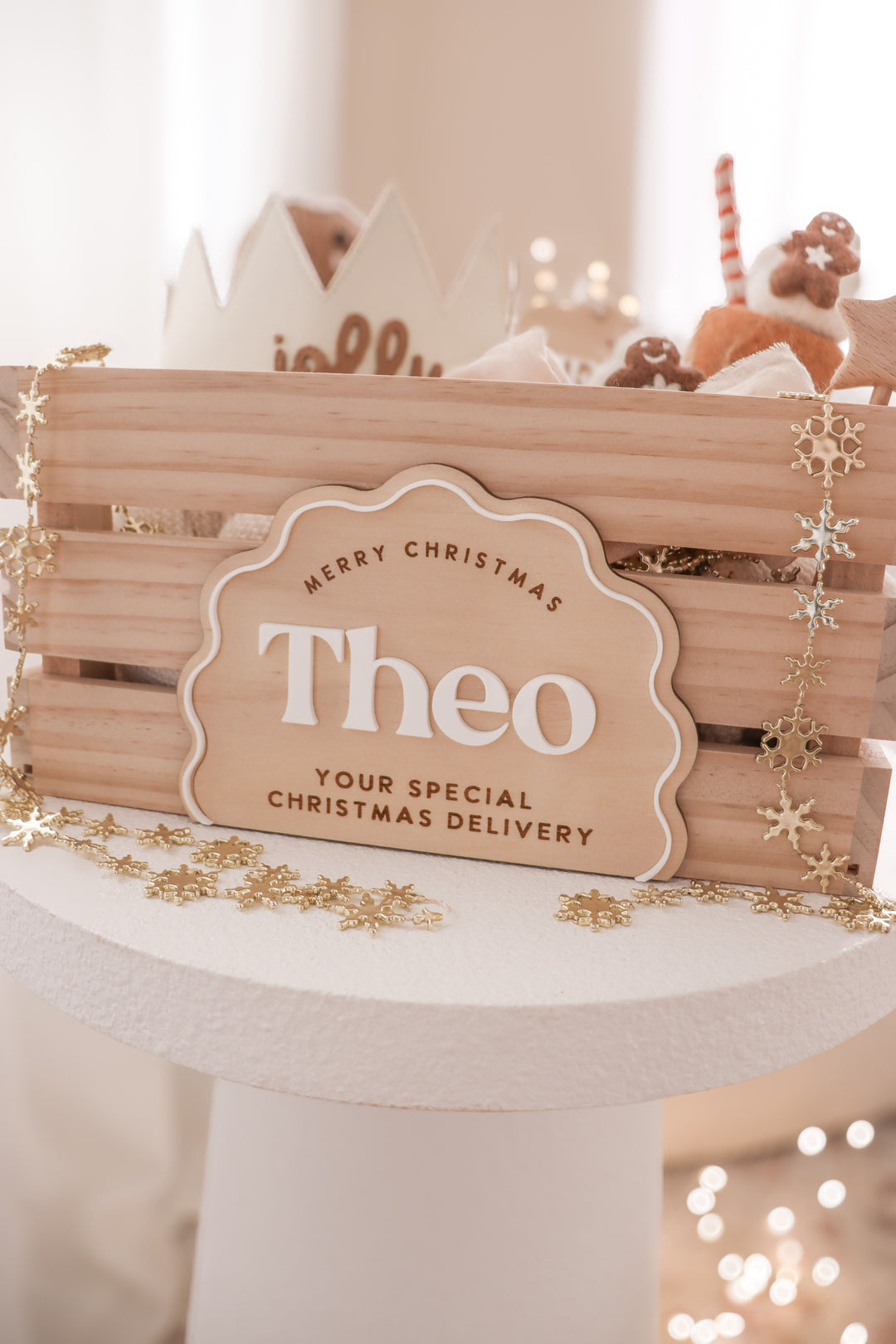 Wooden Crate Interchangeable | Easter/Christmas