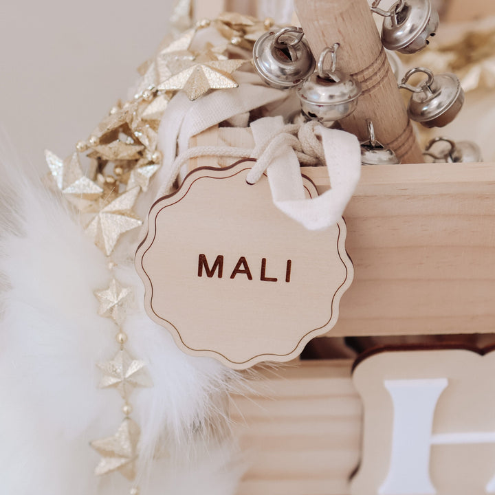 Scalloped Wooden Baubles