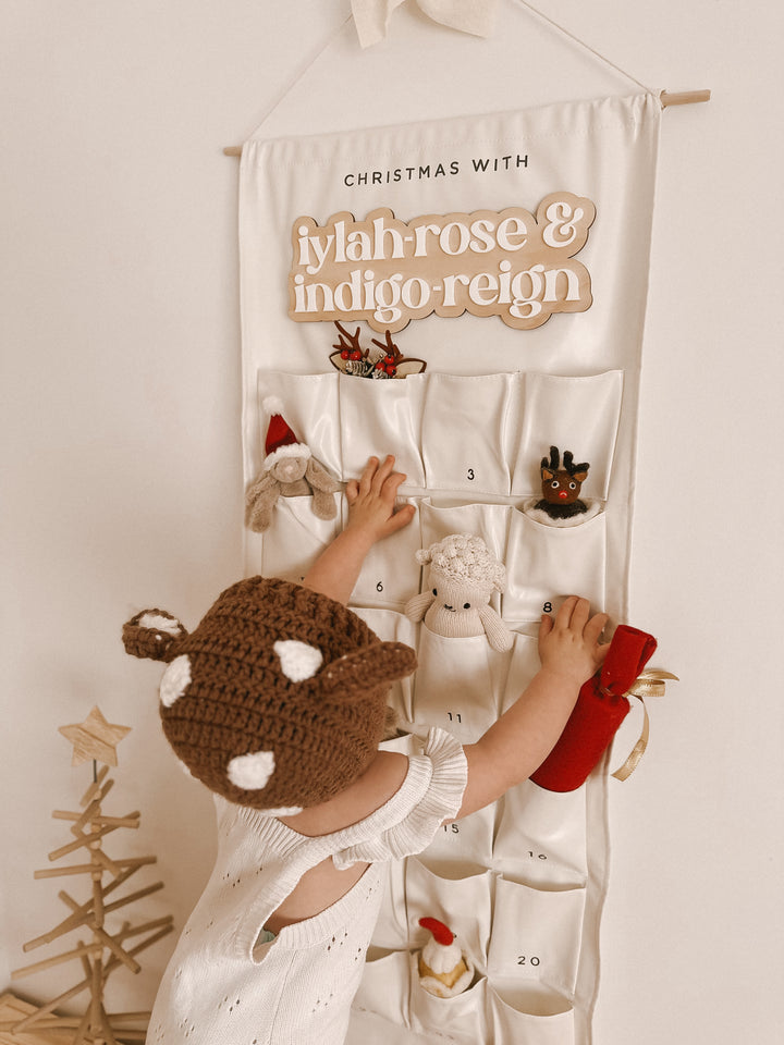 Christmas Countdown Advent Calendar | Wooden Name