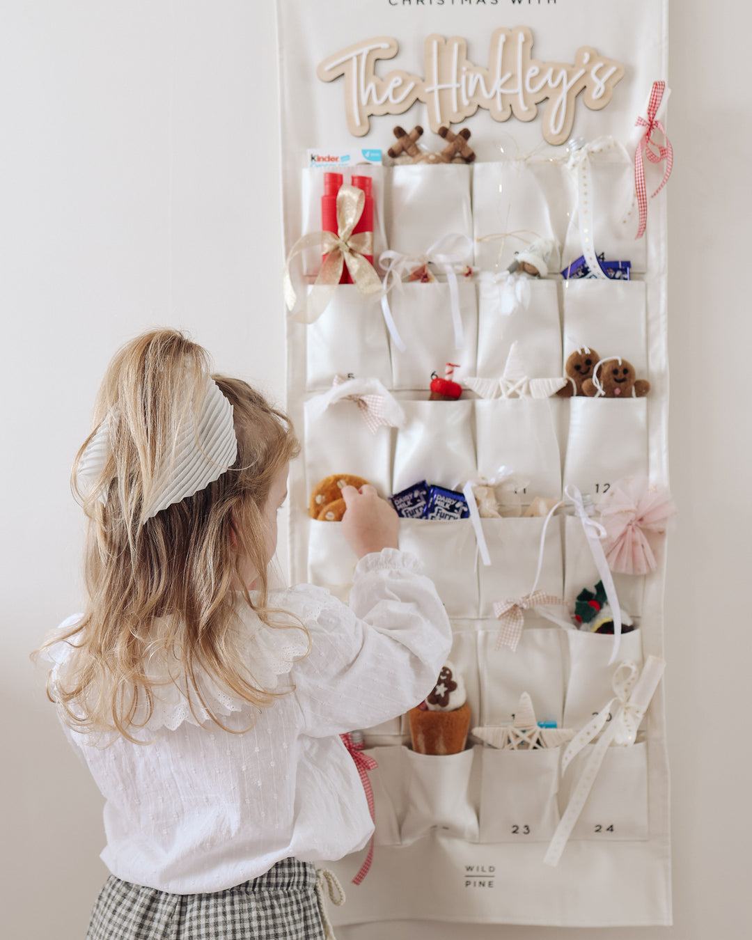 Christmas Countdown Advent Calendar | Wooden Name