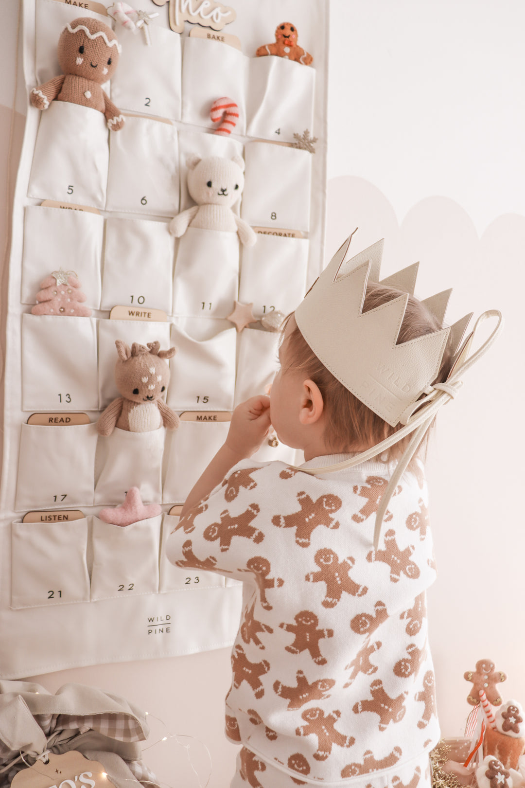 Christmas Countdown Advent Calendar | Wooden Name