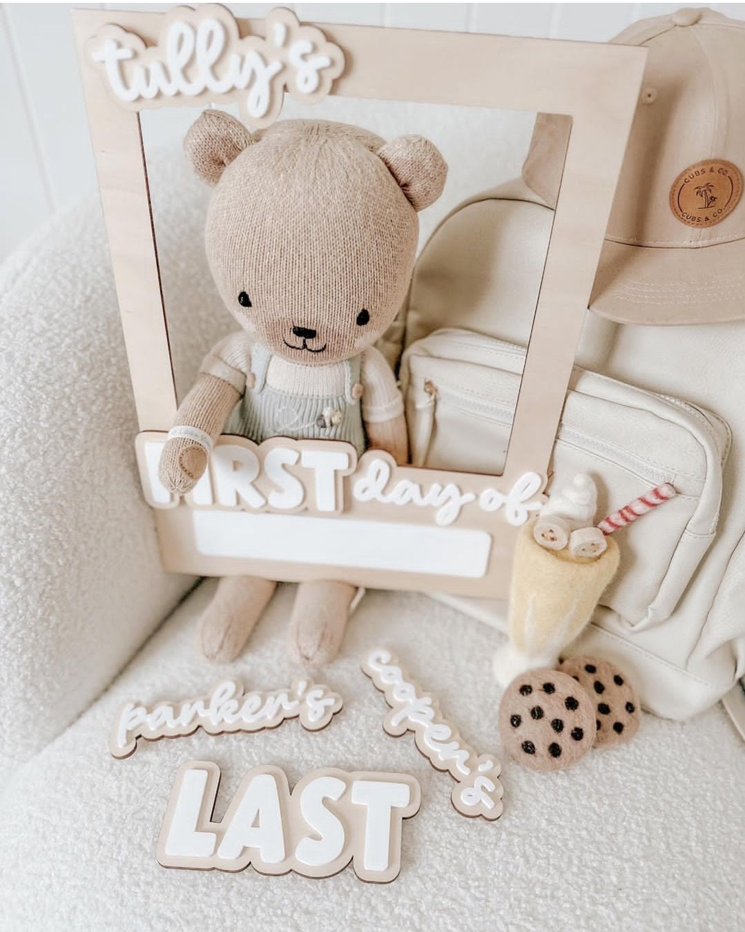 Personalised First / Last Day Selfie Frame