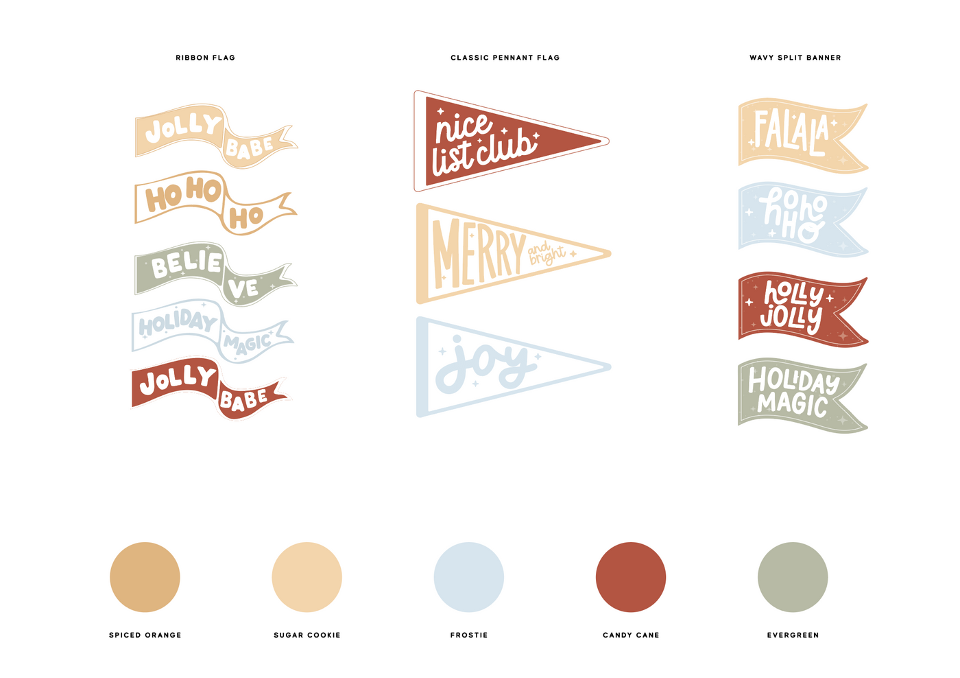 Festive Christmas Flags