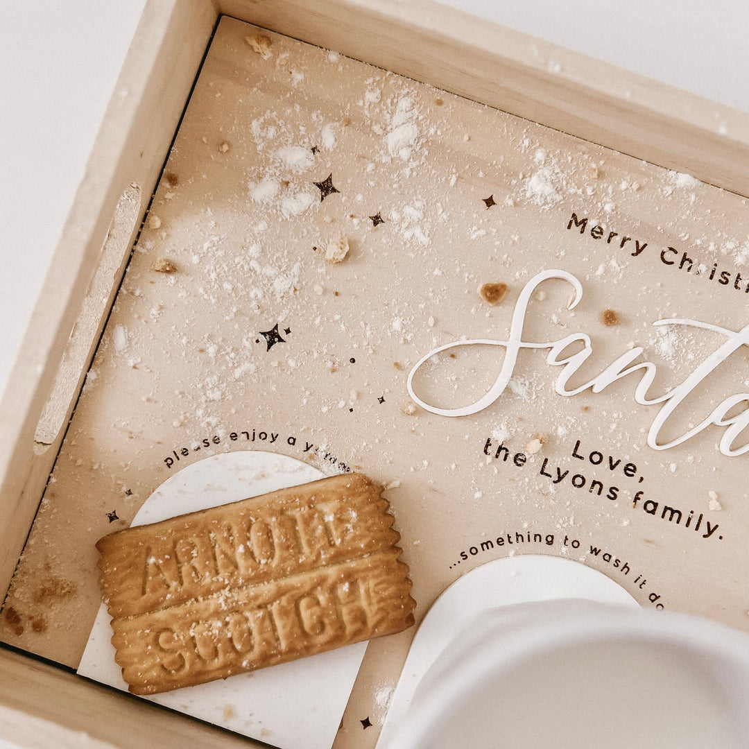 Santa Snack Tray | Christmas Plate 2025