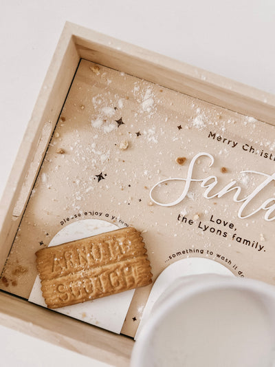 Santa Snack Tray | Christmas Plate 2025