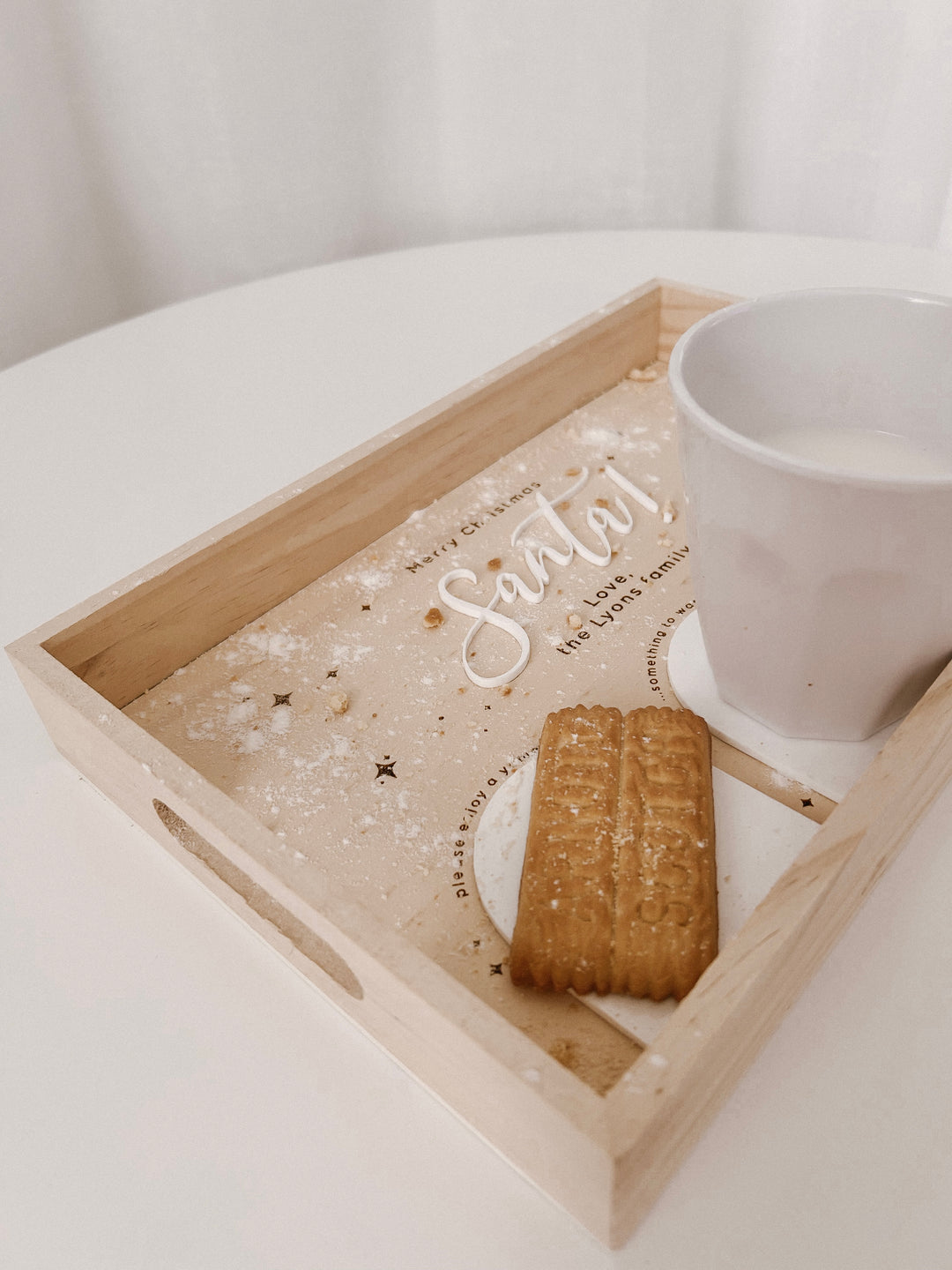 Santa Snack Tray | Christmas Plate 2025