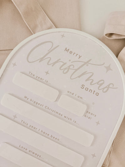 Letter To Santa | Christmas Milestone Board