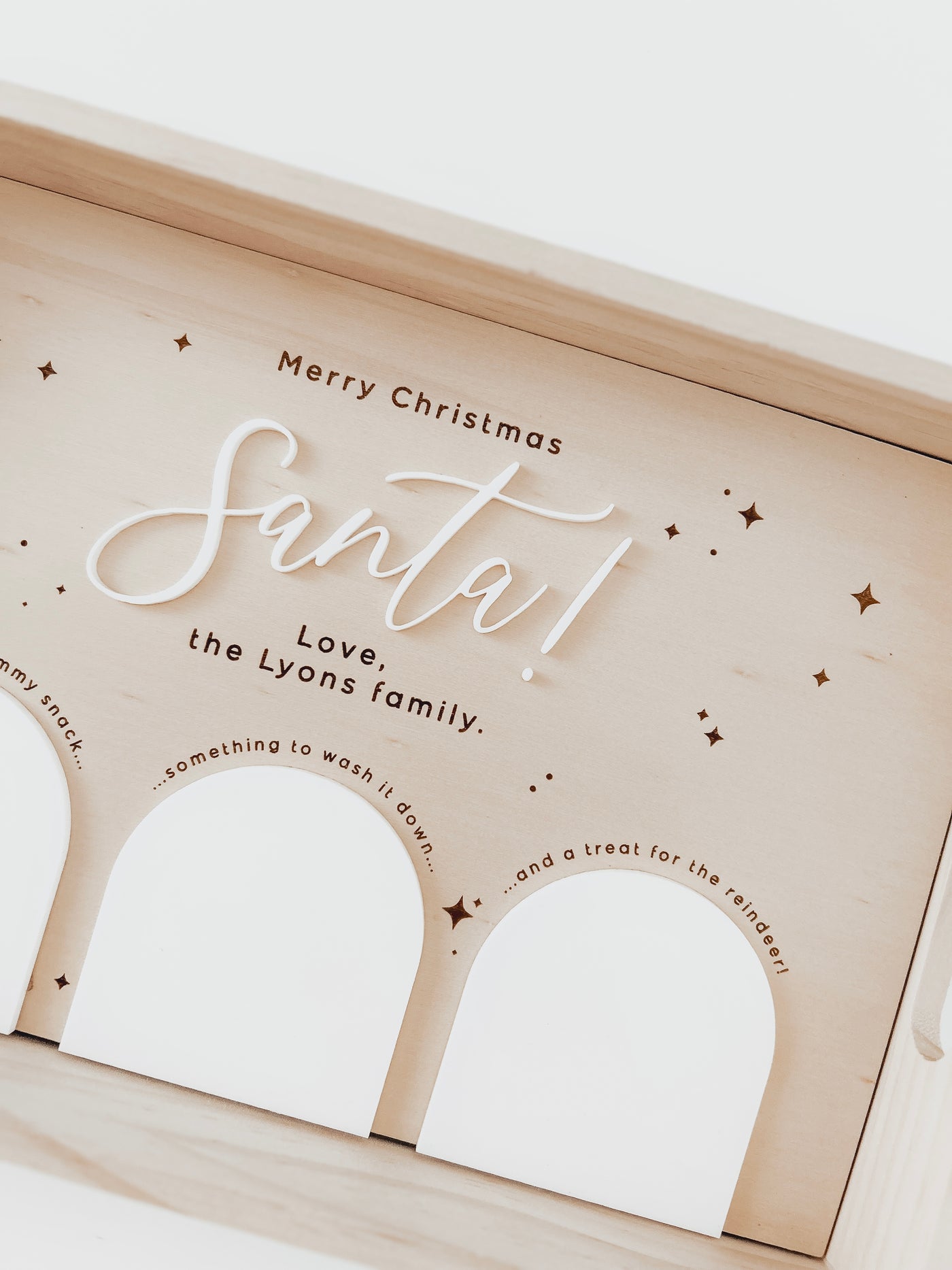 Santa Snack Tray | Christmas Plate 2025