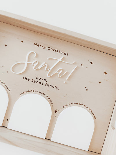 Santa Snack Tray | Christmas Plate 2025