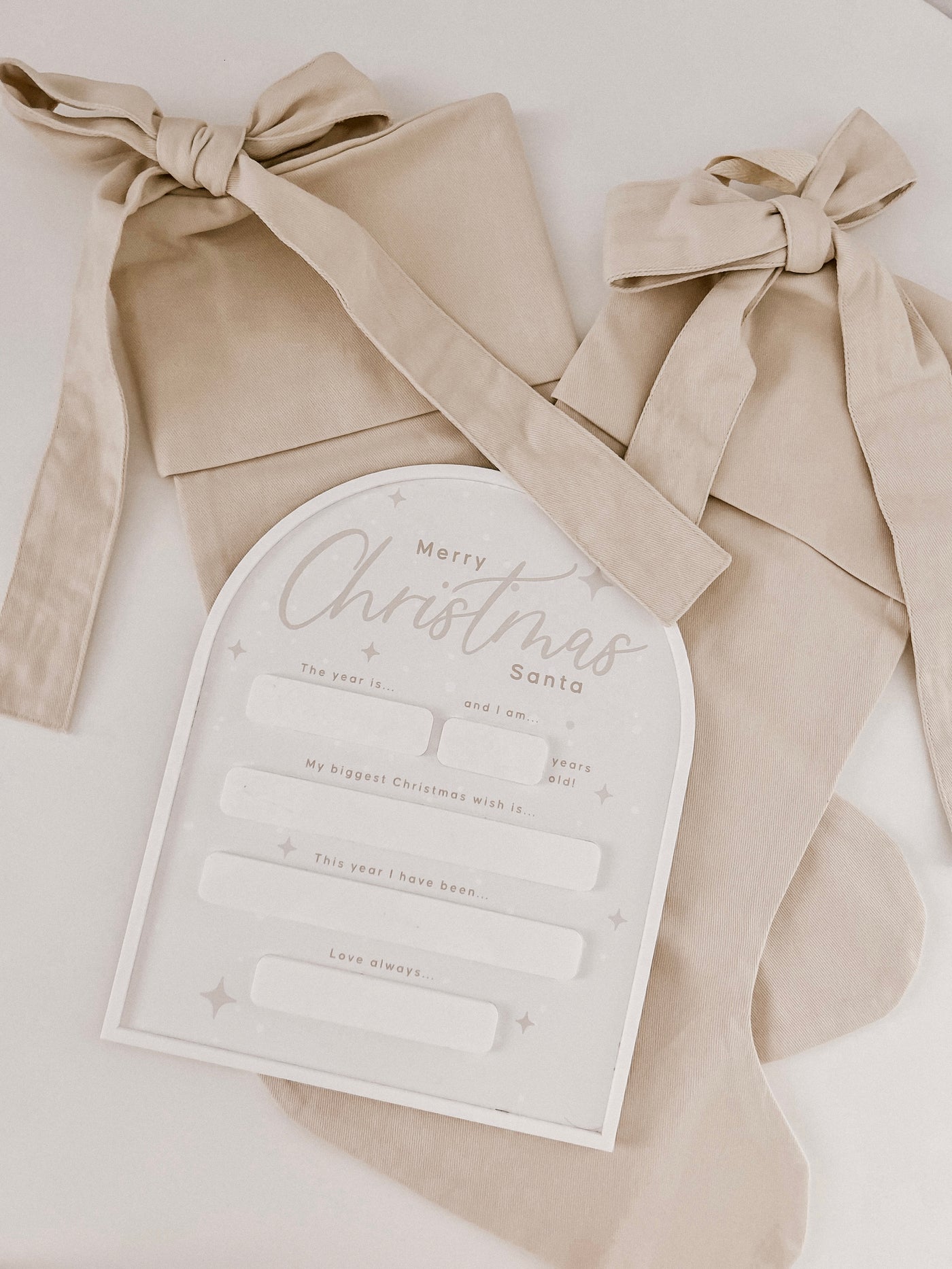 Letter To Santa | Christmas Milestone Board