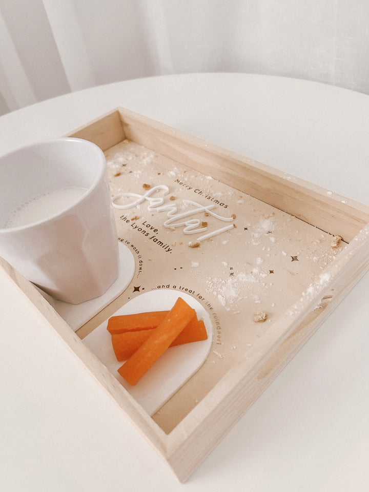 Santa Snack Tray | Christmas Plate 2025